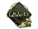 Sticker | qikert (Gold) | Rio 2022