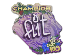 Sticker | FL1T (Champion) | Rio 2022 Sticker | FL1T (Champion) | Rio 2022