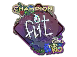 Sticker | FL1T (Glitter, Champion) | Rio 2022 Sticker | FL1T (Glitter, Champion) | Rio 2022