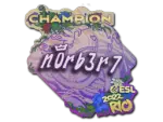 Sticker | n0rb3r7 (Champion) | Rio 2022