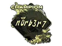 Sticker | n0rb3r7 (Gold, Champion) | Rio 2022 Sticker | n0rb3r7 (Gold, Champion) | Rio 2022