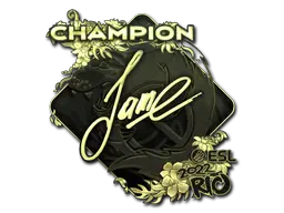 Sticker | Jame (Gold, Champion) | Rio 2022