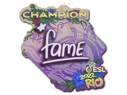 Sticker | fame (Champion) | Rio 2022 Sticker | fame (Champion) | Rio 2022