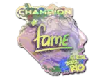 Sticker | fame (Holo, Champion) | Rio 2022
