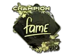 Sticker | fame (Gold, Champion) | Rio 2022