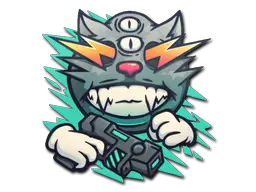 Sticker | Zap Cat Sticker | Zap Cat