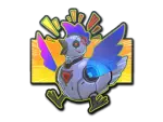 Sticker | Cyber Chicken (Holo)