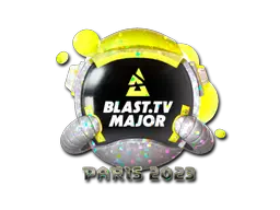 Sticker | BLAST.tv (Glitter) | Paris 2023 Sticker | BLAST.tv (Glitter) | Paris 2023