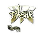 Sticker | FASHR (Gold) | Paris 2023