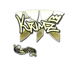 Sticker | KRIMZ (Gold) | Paris 2023 Sticker | KRIMZ (Gold) | Paris 2023