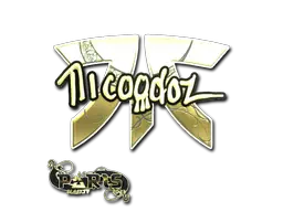 Sticker | nicoodoz (Gold) | Paris 2023 Sticker | nicoodoz (Gold) | Paris 2023