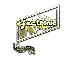 Sticker | electronic (Gold) | Paris 2023 Sticker | electronic (Gold) | Paris 2023