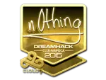 Sticker | n0thing (Gold) | Cluj-Napoca 2015