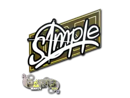 Sticker | s1mple | Paris 2023 Sticker | s1mple | Paris 2023