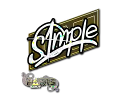 Sticker | s1mple (Glitter) | Paris 2023 Sticker | s1mple (Glitter) | Paris 2023