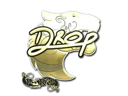 Sticker | drop (Gold) | Paris 2023 Sticker | drop (Gold) | Paris 2023