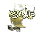 Sticker | KSCERATO (Gold) | Paris 2023