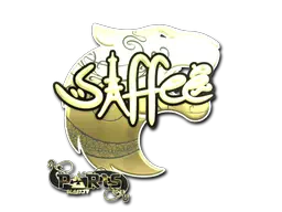 Sticker | saffee (Gold) | Paris 2023