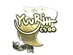 Sticker | yuurih (Gold) | Paris 2023 Sticker | yuurih (Gold) | Paris 2023