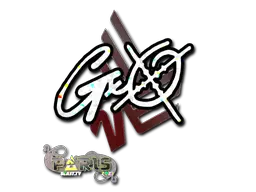 Sticker | gxx- (Glitter) | Paris 2023