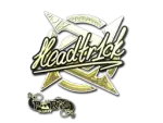 Sticker | headtr1ck (Gold) | Paris 2023