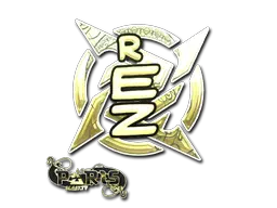 Sticker | REZ (Gold) | Paris 2023 Sticker | REZ (Gold) | Paris 2023