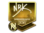Sticker | NBK- (Gold) | Cluj-Napoca 2015