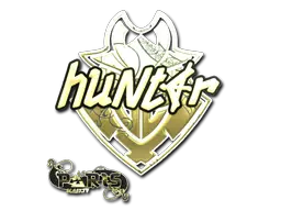 Sticker | huNter- (Gold) | Paris 2023 Sticker | huNter- (Gold) | Paris 2023
