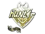 Sticker | huNter- (Gold) | Paris 2023