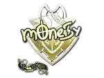 Sticker | m0NESY (Gold) | Paris 2023
