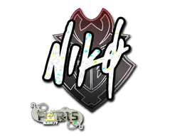 Sticker | NiKo (Glitter) | Paris 2023 Sticker | NiKo (Glitter) | Paris 2023