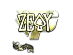 Sticker | zevy (Gold) | Paris 2023