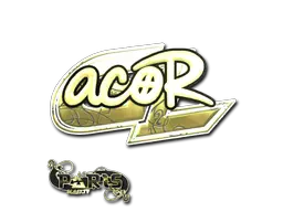 Sticker | acoR (Gold) | Paris 2023 Sticker | acoR (Gold) | Paris 2023