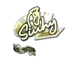 Sticker | siuhy (Gold) | Paris 2023
