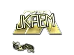 Sticker | jkaem (Gold) | Paris 2023