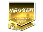 Sticker | markeloff (Gold) | Cluj-Napoca 2015