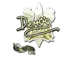 Sticker | DemQQ (Gold) | Paris 2023