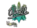 Sticker | Woro2k (Glitter) | Paris 2023