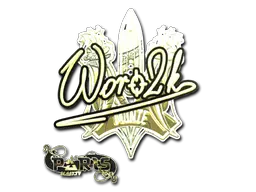 Sticker | Woro2k (Gold) | Paris 2023 Sticker | Woro2k (Gold) | Paris 2023
