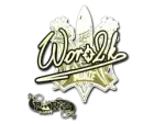 Sticker | Woro2k (Gold) | Paris 2023
