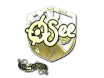 Sticker | oSee (Gold) | Paris 2023