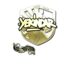 Sticker | YEKINDAR (Gold) | Paris 2023