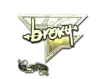 Sticker | broky (Gold) | Paris 2023