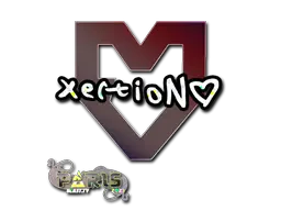 Sticker | xertioN (Glitter) | Paris 2023