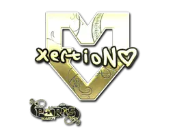 Sticker | xertioN (Gold) | Paris 2023 Sticker | xertioN (Gold) | Paris 2023