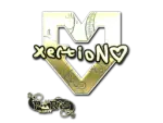 Sticker | xertioN (Gold) | Paris 2023