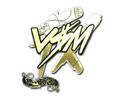 Sticker | v$m (Gold) | Paris 2023 Sticker | v$m (Gold) | Paris 2023