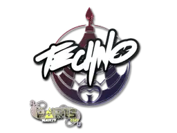 Sticker | Techno4K | Paris 2023 Sticker | Techno4K | Paris 2023