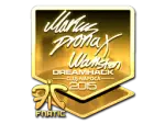 Sticker | pronax (Gold) | Cluj-Napoca 2015