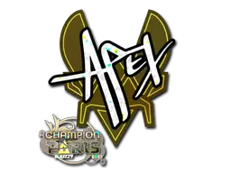 Sticker | apEX (Glitter, Champion) | Paris 2023 Sticker | apEX (Glitter, Champion) | Paris 2023